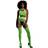 Ouch! Glow in the Dark Crop Top and Stockings S/M/L