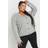 Yours Curve Speckled Button Through Cardigan - Grey