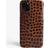 The Case Factory iPhone 11 Pro Max Skal Small Croco Brown