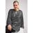 Yours Sequin Keyhole Top Women's Curve Plus Size - Silver