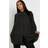 Yours Curve Black Tiered Lace Shirt - Black