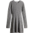 H&M Rib Knit Dress - Grey Marl