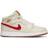 Nike Air Jordan 1 Mid Utility GS - Pearl White/Dark Driftwood/Pink Salt/Racer Blue