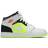 Nike Air Jordan 1 Mid Notebook GS - Hyper Crimson/Volt/White/Black