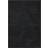 THE RUGS Myshaggy Collection Solid Black 60x110cm