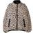Bershka Wendbare Steppjacke mit Leopardenmuster-Bunt - Schwarz