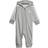 Adidas Infant Essentials 3-Stripes French Terry Bodysuit - Medium Grey Heather/White