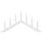 Star Trading Arrow White Adventslysestage 69cm