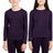 PETER STORM Kid's Long Sleeve Thermal Crew Baselayer Top - Purple