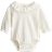 H&M Baby Collared Crinkled Bodysuit - White/Cherries