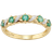 Gemondo Classic Art Ring - Gold/Emerald/Diamonds