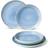 Villeroy & Boch Crafted Blueberry Plate Sets 4pcs