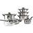 HI - Cookware Set with lid 12 Parts