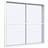 Sparvinduer FK0104 Aluminium, Træ Fast vindue Vindue med 2-lags glas 30x42cm