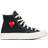 Converse PLAY Comme des Garçons Single Heart Chuck 70 High Top - Black/Red/Egret