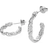 Sistie Lana Hoops Medium - Silver