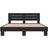 vidaXL Wood Metal Sengeramme 163x203cm