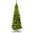 Shatchi Pre-Lit Artificial Slim Green Christmas Tree 180cm