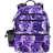 JEVA Square School Backpack - Purple Rose