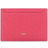 Mango Saffiano Effect Cardholder - Strawberry