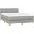 vidaXL LED Box Spring Rammeseng 144x203cm