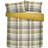 Dreams & Drapes Connolly Duvet Cover Grey, Yellow (200x200cm)