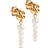 ENAMEL Copenhagen Malaika Earrings - Gold/Pearls