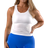 Gtech Ribbed Seamless Tank Top - White