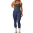 Gtech Valiant Seamless Contour Scrunch Tights - Navy Blue
