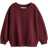 H&M Oversized Crew-Neck Sweatshirt - Dark Red