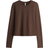 H&M Long Sleeved Microfibre Top - Dark Brown