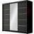Mirjan24 Dianna Med Spegel 200x215 cm Svart Garderob