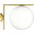 Flos IC Lights C/W2 Ceiling Brass Wall light