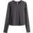 H&M Long Sleeved Microfibre Top - Dark Grey