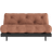 Karup Design Roots 160 Black Wood Clay Brown/Black Lacquered Sofa 160cm 3 personers