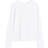 H&M Long Sleeved Microfibre Top - White