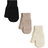 H&M Mittens 3-pack - Black/Beige Melange