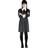 Ciao Girl's Wednesday Addams Dress Costume