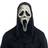 Fun World Ghost Face Aged Costume Mask