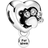 Pandora Sparkling Paw Print & Heart Charm - Silver/Transparent