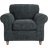 Dunelm Flori Navy Armchair 49cm