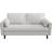 Yaheetech Fabric Upholstered Light Gray Sofa 431.8cm 2 Seater