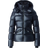 Mackage Madalyn Lustrous Light Down Jacket with Hood - Black