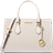Michael Kors Sheila Medium Logo Satchel - Light Cream Multi