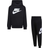 Nike Little Kid's Sportswear Club Fleece Hoodie Set - Black (86L135-023)