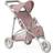 Teamson Kids Olivia's Little World Polka Dots Princess Baby Doll Jogging Stroller Pink & Grey