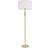 ValueLights Stacked Ball Single Stem Standing Gold/White Floor Lamp 145cm