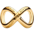 Pandora Forever & Always Infinity Charm - Gold