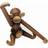 Kay Bojesen Monkey Teak/Limba Figurine 18.5cm