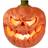 Europalms Party Decorations Illuminated Pumpkin with Monster Face Led Orange